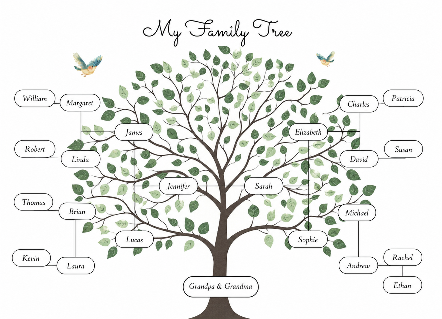 Family Tree Illustration